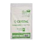 Crystal Compostable Garbage Bag 19x21 Inches